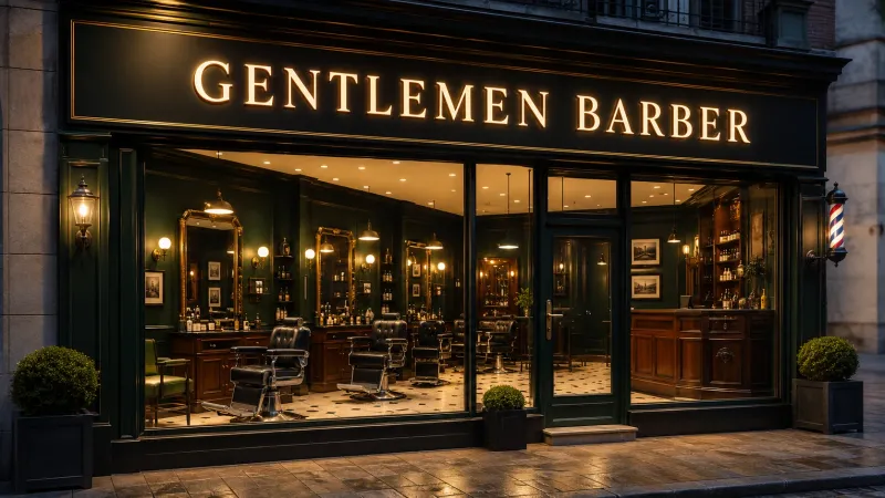 GENTLEMEN BARBER kapak görseli